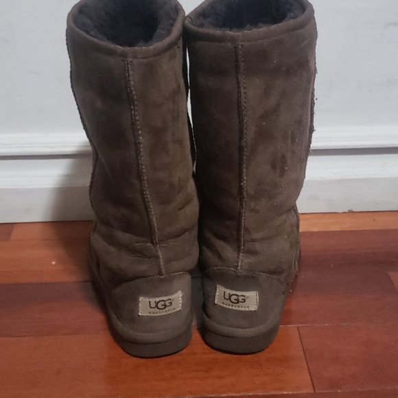 Ugg tall chocolate boots sz 6 - Picture 4 of 6